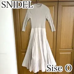 SNIDEL ニットドッキングワンピース