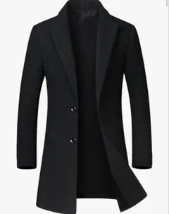 kariyasu ブラック チェスターコート