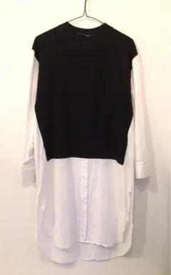ZARAドッキングシャツワンピース　チュニック