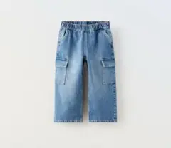 ZARA Kids カーゴデニムパンツ 90-100cm