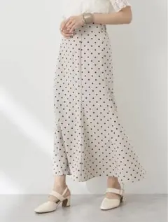 earth music&ecology ドットスカート