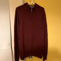 NAUTICA ハーフジップニット　Lのサムネイル