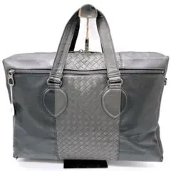 BOTTEGA VENETA ビジネスバッグ　イントレチャート　黒　レザーのサムネイル