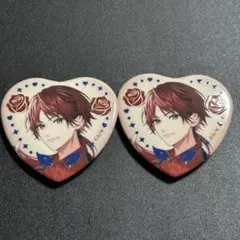 にじさんじ　バレンタイン　ハート型缶バッジ　ノーマル　ローレン・イロアス
