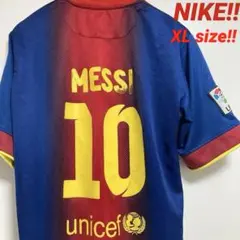 13年〜14年NIKE‼︎メッシ10番バルセロナオーセティックユニフォムXLサイズ