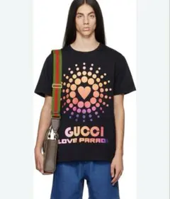 GUCCIラブ パレードLove ParadeグラフィックTシャツLブラック黒のサムネイル