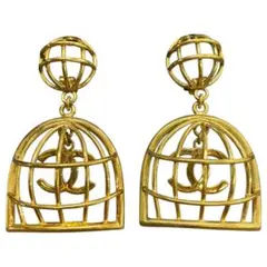 CHANEL シャネル　激レア　鳥かご　イヤリング　片耳 14110 CHANEL シャネル 激レア 鳥かご イヤリング 片耳 14110 2025年
