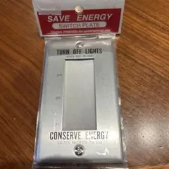 PFS:SAVE ENERGY SWITCH PLATE スイッチプレート