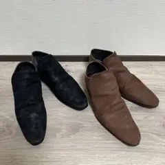 【Mさん専用】Tornado Mart ブラウンレザー アンクルブーツ Tornado Mart ブラウンレザー アンクルブーツ