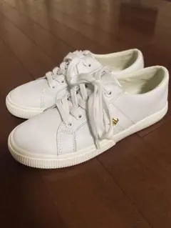 Lauren Ralph Lauren レザーホワイトスニーカー22.5＊美品＊のサムネイル
