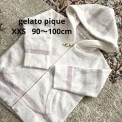 ★ジェラートピケ★フード付きパーカーXXS 90〜100cm
