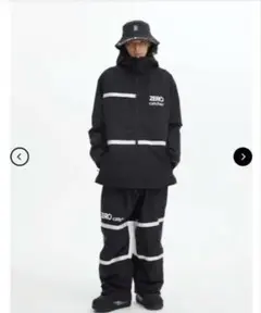 ZERO catcher スノーボードウェアセット ブラック