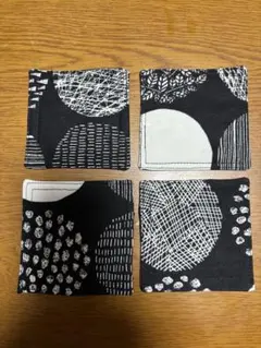 ♡コースター 4枚セット　ハンドメイド①