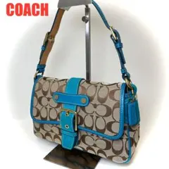 希少 Coach コーチ ソーホー シグネチャー ワンショルダーバッグ 1482