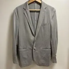 グリーンレーベルリラクシング　メンズ　M グレー チェック柄 ジャケット