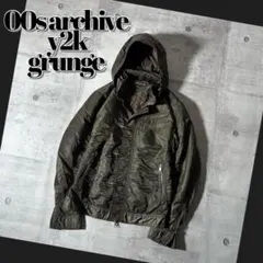 2000's fireman jacket y2k japanese label