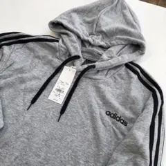 お値下げ！adidas FSG78 グレー/ブラック パーカー 4XO