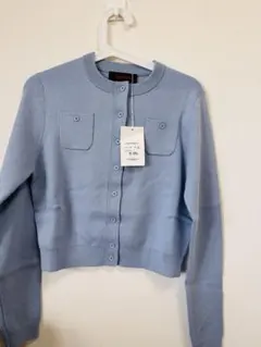 未使用CABaNコットンカシミヤ クルーネックカーディガンXS 63番