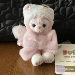 香港ディズニー　リーナベル　ぬいぐるみキーチェーン　冬限定