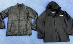 THE NORTH FACE ジャケット➕インナー　M ブラック　2枚セット❗️