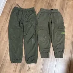 暖パン120cmセットカーゴパンツ/ナイロンパンツ