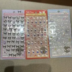 正規品・ボンボンドロップシールミニ　サンリオ　3枚セット