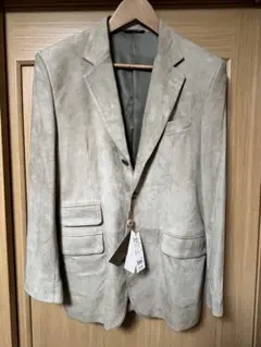 ラムスキンスエードジャケット Mサイズ ベージュ