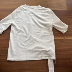 BONJOUR SAGAN ホワイト サマーニットTシャツ