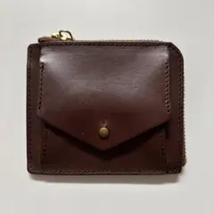 lampan（らんぱん） ランパン コンパクト財布 お札まっすぐ Tabacco