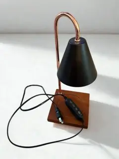 テーブルライト 黒 木製ベース 35W キャンドルウォーマー　箱無し