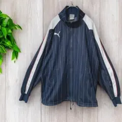 PUMA プーマ　トラックジャケット　ジャージ上　ストライプ　【S-M】