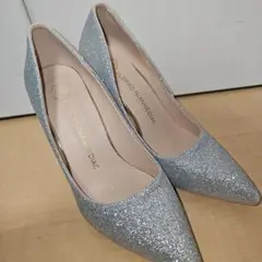 SLDPXC NIANHEDIAC シルバー グリッターハイヒール