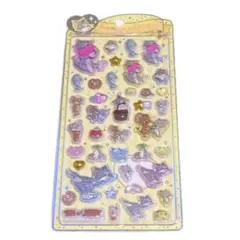 ◇【匿名配送】うるちゅるポップシール トムとジェリー 黄色