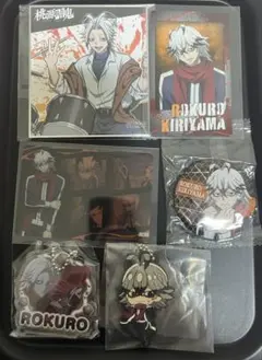 桃源暗鬼 手術岾ロクロ 缶バッジ カード キーホルダー まとめ売り