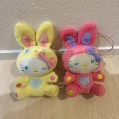 ハローキティ　マスコット　ぬいぐるみ　2体セット　マクドナルド