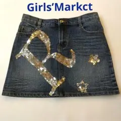 Girls’Markct シルバースパンコールデニムスカートのサムネイル
