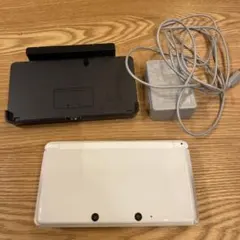Nintendo 3DS アイスホワイト 充電器・ドック付き