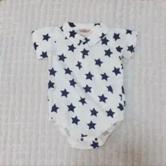 星柄ロンパース 70サイズ 綿100%