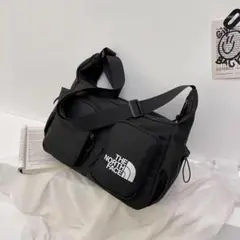 ザノースフェイス ブラック メッセンジャーバッグ