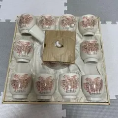 【未使用】九谷焼光山金小竹茶器セット急須 湯呑10客昭和レトロコレクション
