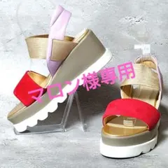 【人気デザイン】未使用級 HILLS AVENUE【23】カミーラ 厚底サンダルのサムネイル