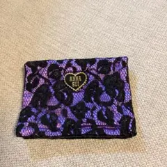 ANNA SUI ティッシュケース パープル ブラック レースのサムネイル