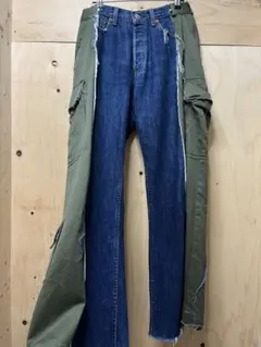 Levi's 501 リメイクデニム・ミリタリーパンツ