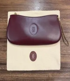 新品✨ カルティエ マストライン レザー ネームタグ バッグチャーム