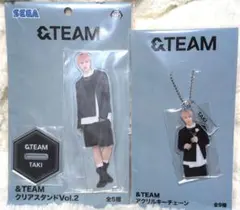 &TEAM TAKI アクリルキーチェーン クリアスタンド セット