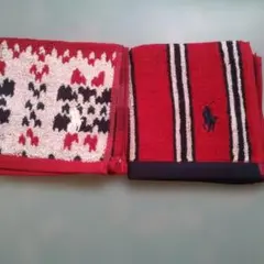 新品ラルフローレンタオルハンカチ2枚セット