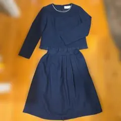 milleprille ネイビー スカートスーツ　M
