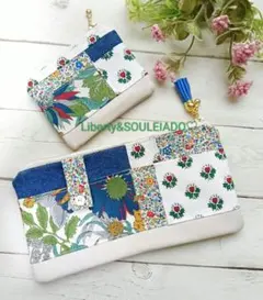 Liberty×ソレイアード♡ポーチ2点set