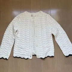H&M アイボリー カーディガン