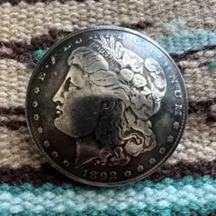 1880年 モルガン・ダラー コインクリップ 純銀製 - メルカリ